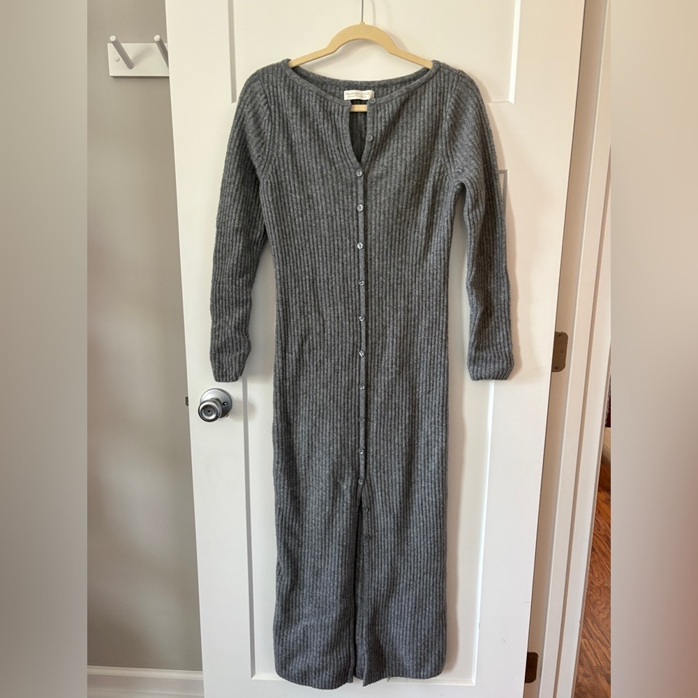 NWOT Abercrombie & Fitch Merino Wool Blend Sweater Dress - Picture 3 of 5